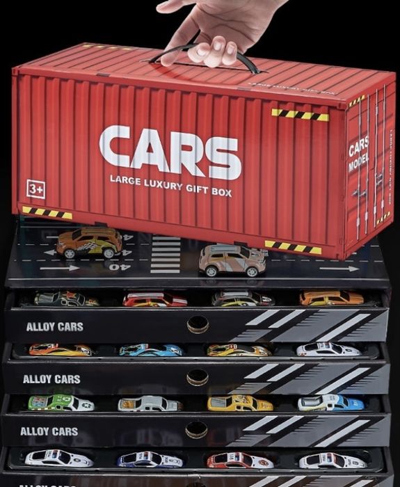 Контейнер с машинками