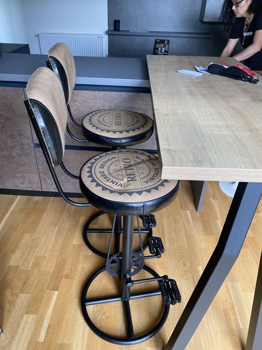 Scaune  Bar - Design Industrial (4 bucati)-900 lei