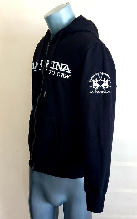 La Martina Full Zip Hoodie Mens Size M НОВО ОРИГИНАЛ! Мъжки Суичър с цял Цип!
