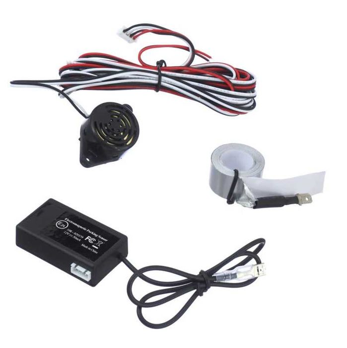 Ултразвуков Парктроник с Четири Датчика Черен / Сив Цвят