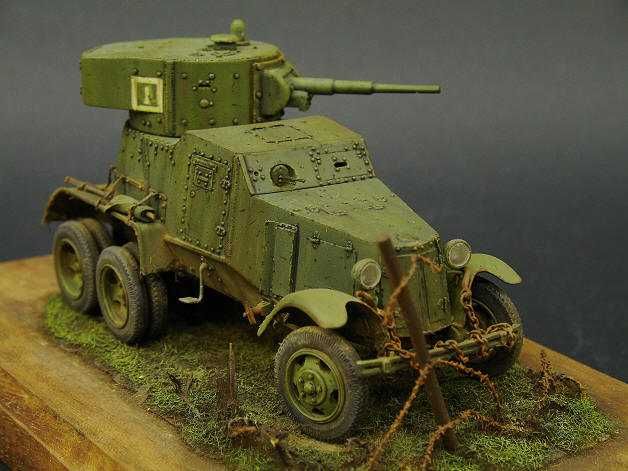 Сборная модель-Бронеавтомобиль БА-3. масштаб 1:35. ЗВЕЗДА