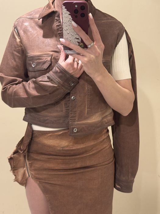 Пола и яке Rick Owens, размер 42, Дънков плат