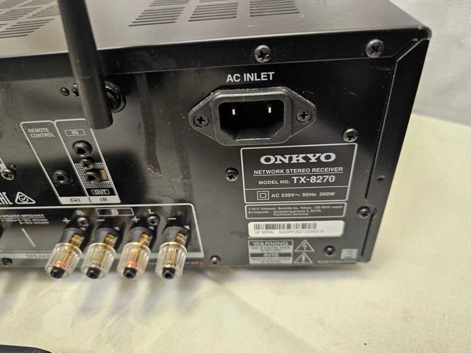Receiver Stereo Network Onkyo TX-8270 | 4K HDMI, WiFi, Bluetooth, Telecomandă