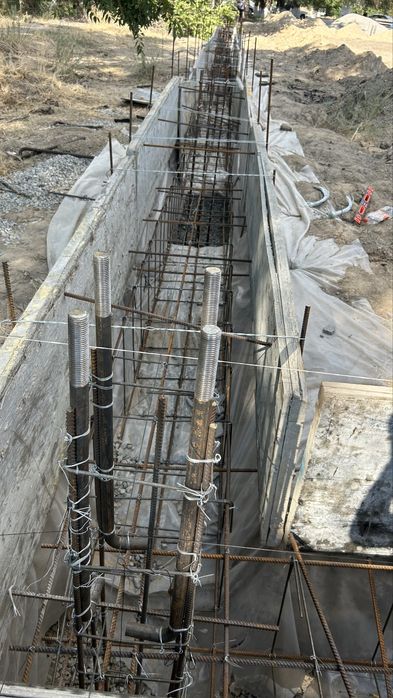 Заливка Фундамент