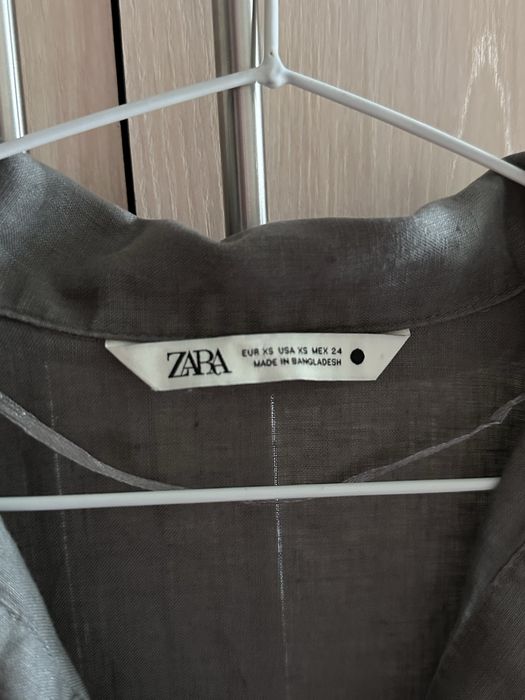 Рубашка Zara женская лён