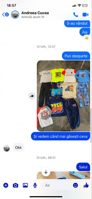 Vand haine copii si paluci