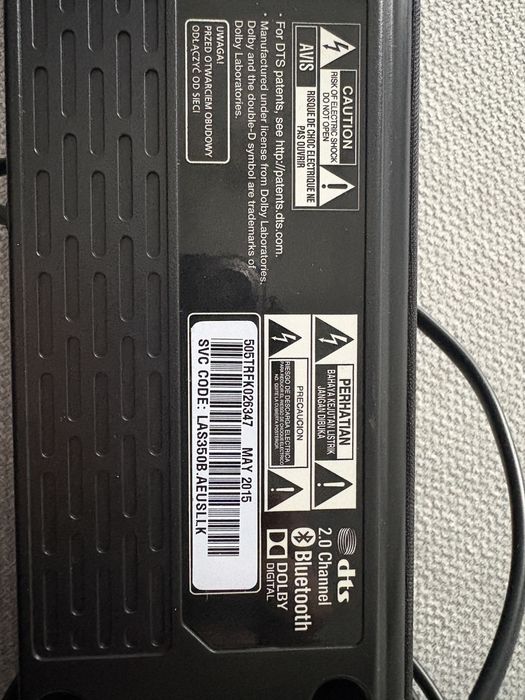 Soundbar LG 2.0 dolby digital