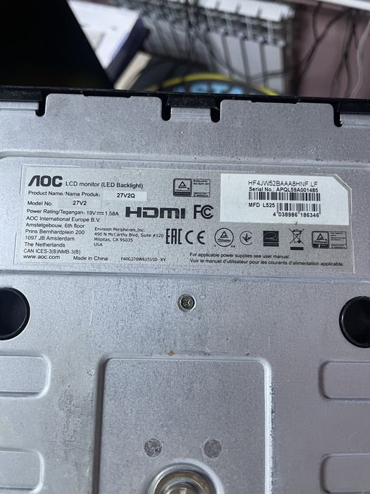 Монитор AOC 27” 27V2Q