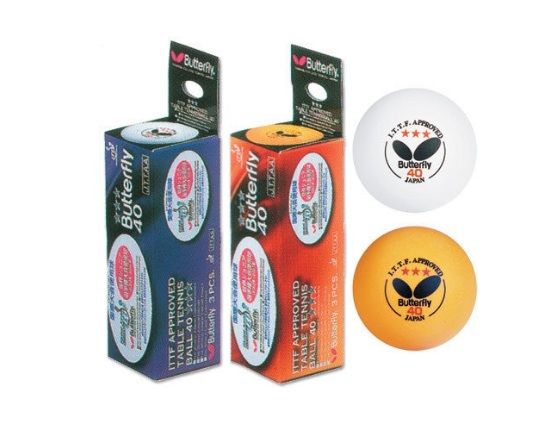 Шарики для настольного тенниса Butterfly 3*