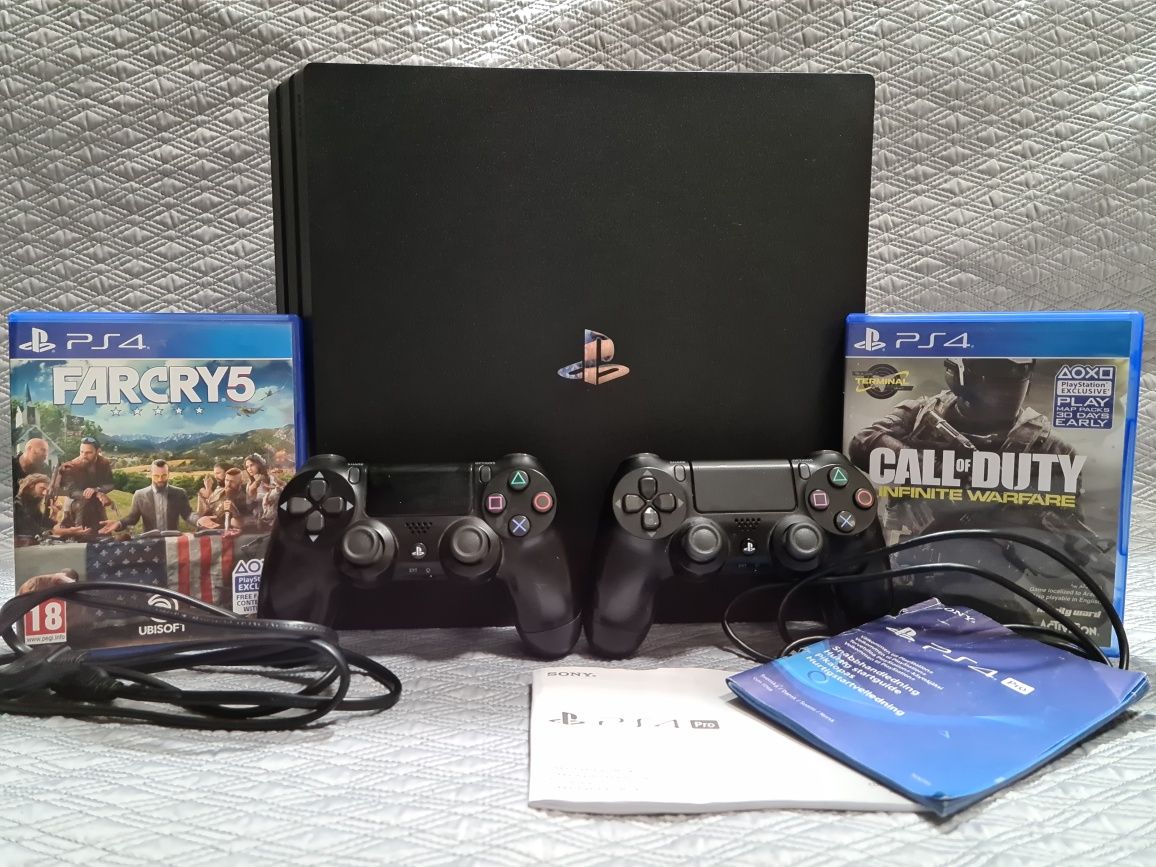 PLAYSTATION 4 PRO 1 TB | PS4 PRO 1000 GB + 2 Dualshock 4 и 2 Игры: 3 500  000 сум - Приставки Ташкент на Olx