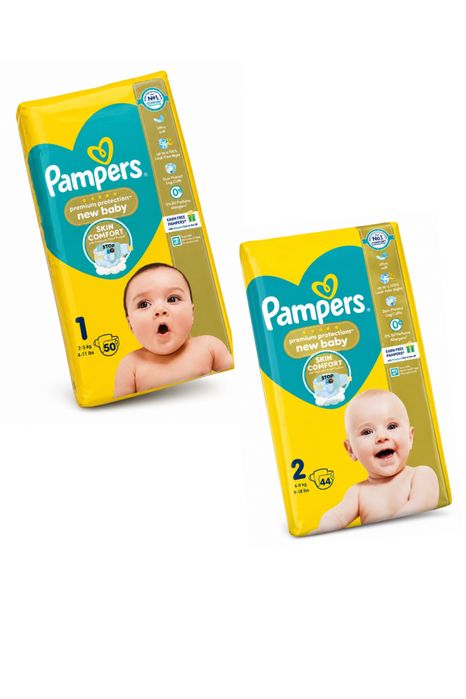 Памперси и гащички: Pampers, Little Angels, Mamia, Dunnes. Внос от Англия