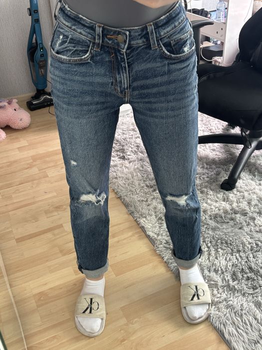 Сини дънки на Zara