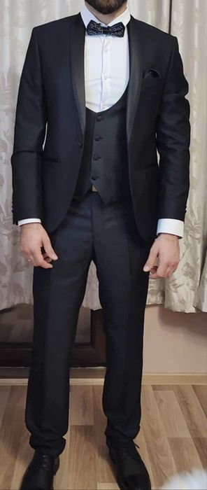 Абитуриентски / сватбен костюм Paco Romano от 3 части Slim Fit