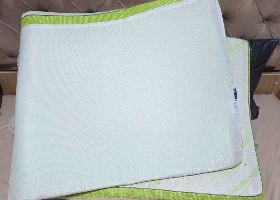 Topper saltea Dormeo Aloe Vera 5Z, 70 x 190 cm, cu spuma Orthocell