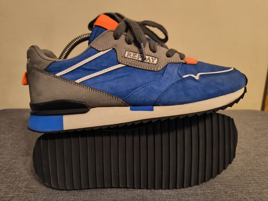 Adidasi Replay panelled lace up