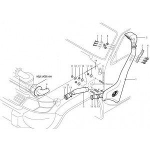Snorkel Nissan Patrol Y61 GU4