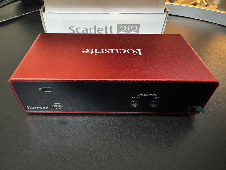 Звуковая карта Focusrite Scarlett 2i2 3rd Gen!