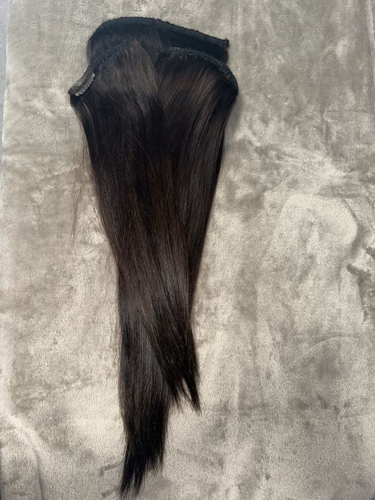 Естествена Кестенява Коса на Треса