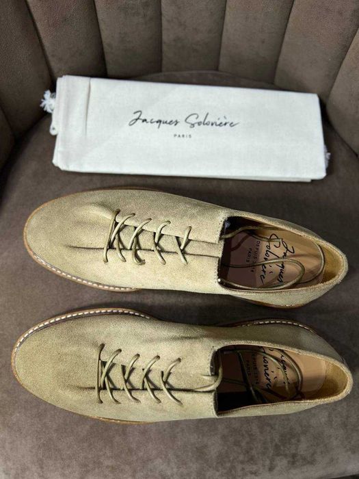 Jacques Soloviere мужские замшевые дерби