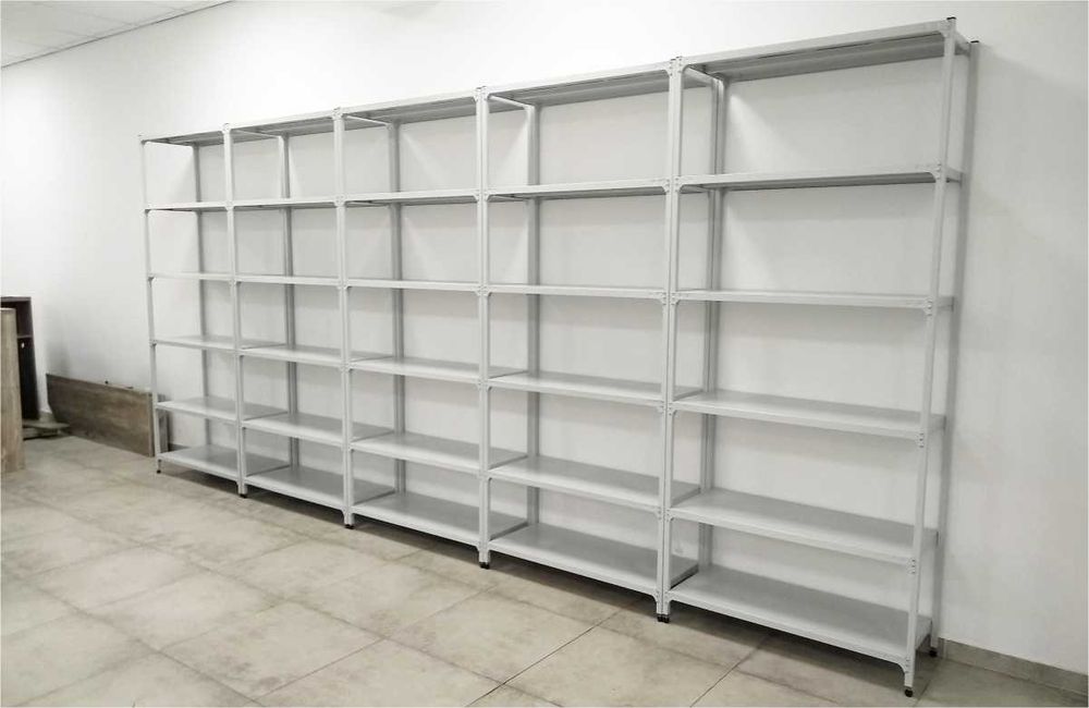 Архивные сборные металлические стеллажи, стеллаж в кладовку