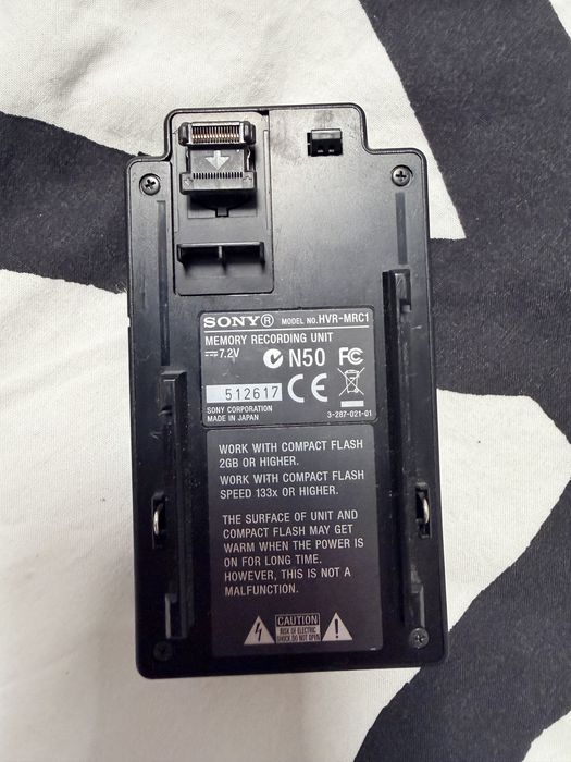 Sony HVR-MRC1 Memory Recording Unit