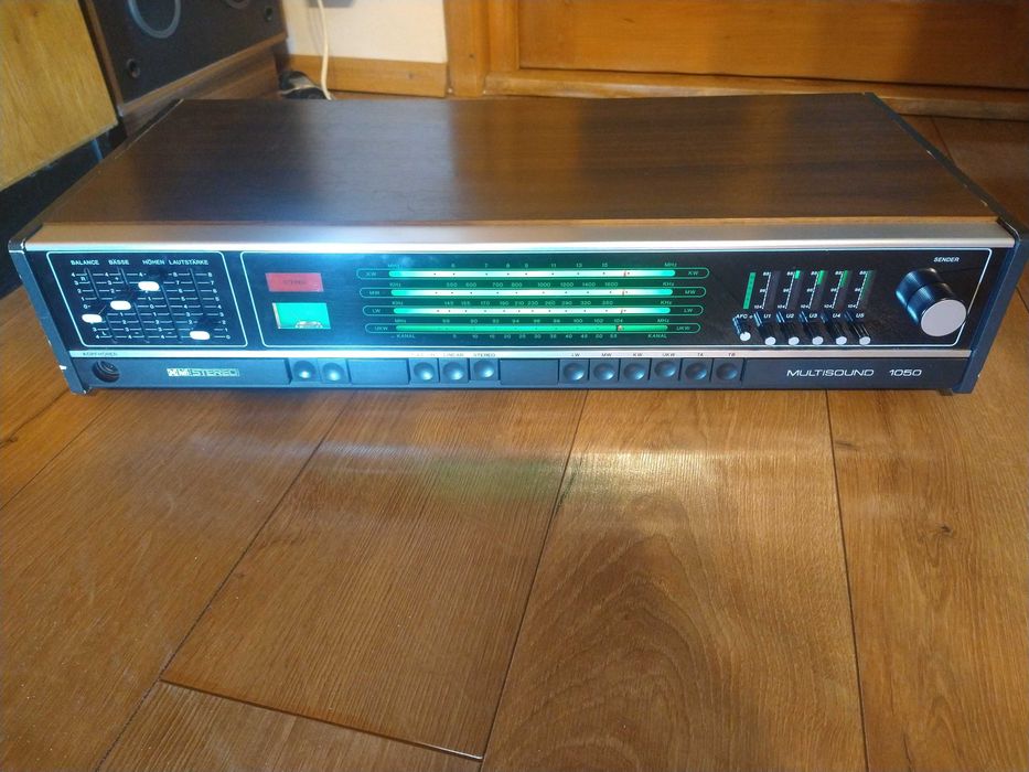 Amplituner retro cu boxe Neckermann Multisound 1050