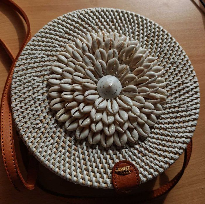 Плетеная сумка-ротанг из Турции. Аутентичный Бохо-стиль!