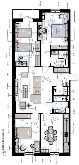 4/7/9 в ЖК "Сomfort house" Мегапланет, метро (без ремонта)