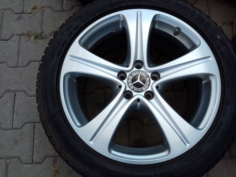 Jante originale Mercedes E class W 213, 18"cu anvelope de iarnă.