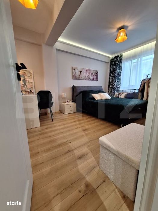 Apartament 2 camere Lux, ultrafinisat, mobilat complet, terasa 12mp, l — fotografia 1