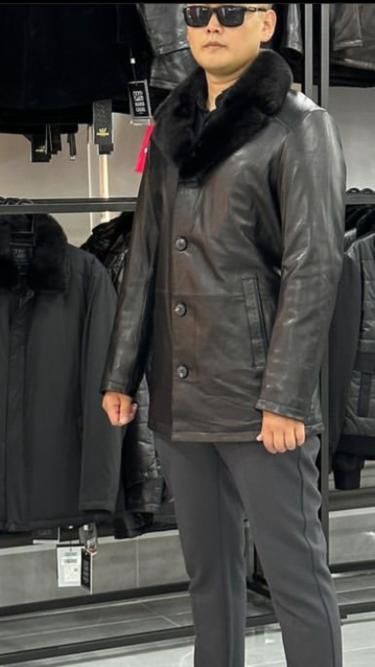 Мужская дубленка