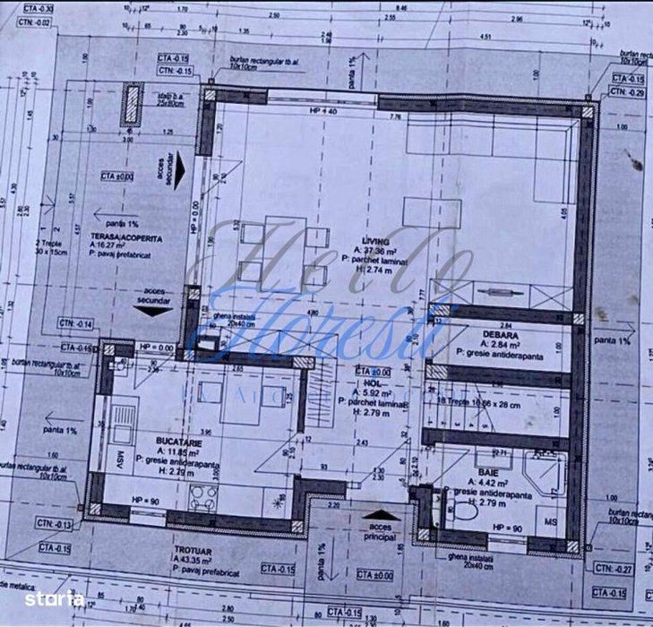 Casa individuala 130mp utili, 30mp terase, 400mp teren, 3 parcari, 4 c