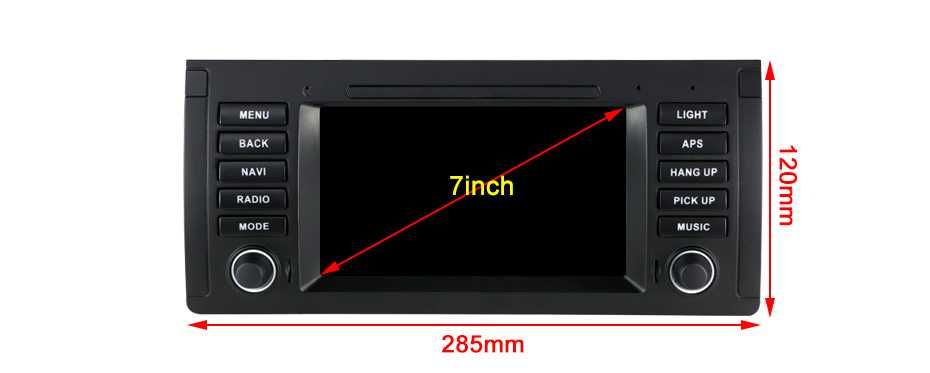 Navigatie BMW E39 E53 Android 14 Carplay Youtube Waze 1/8 GB + CAMERA