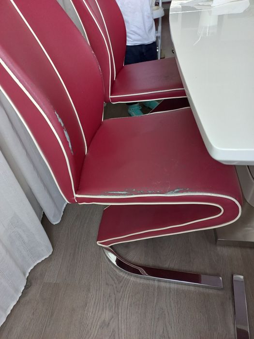 Кожени столове- 6 броя