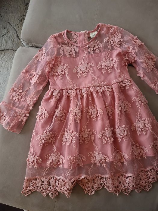 Rochie dantela, 7-8 ani