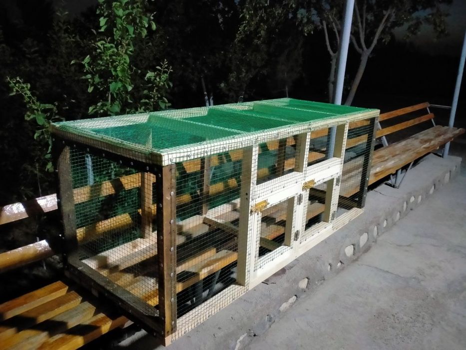 Tovuq quyon va kanarekalar  uchun katak