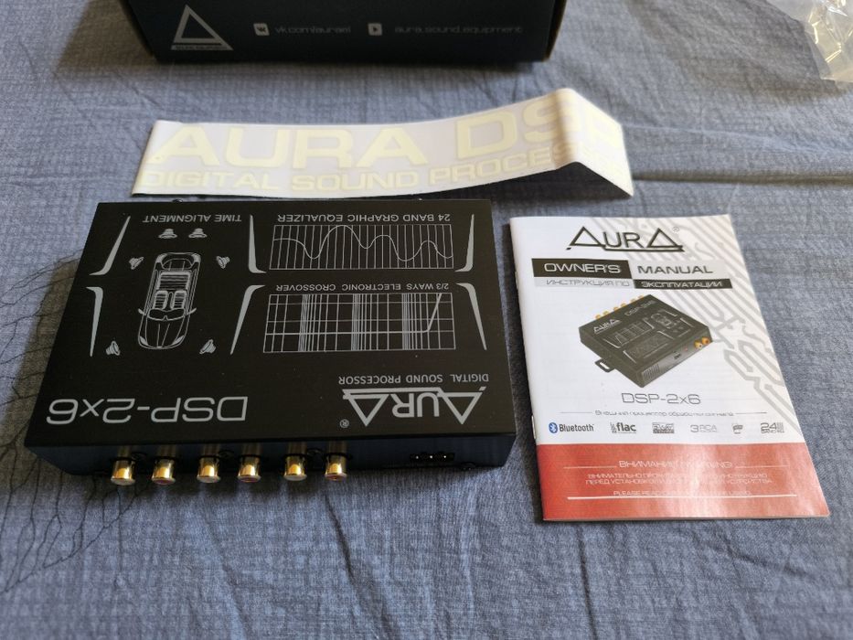 Автомобильный процессор Aura dsp-2х6