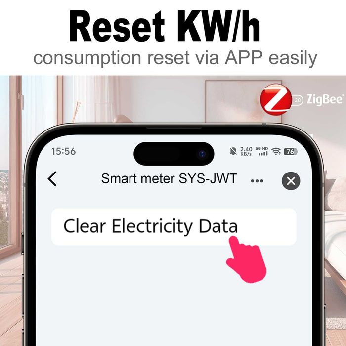 TONGOU ZigBee смарт прекъсвач DIN 1–50A с LCD и защита