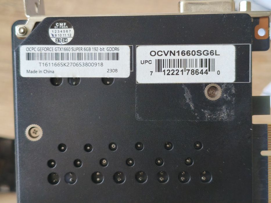 Видеокарта Gtx 1660 Super