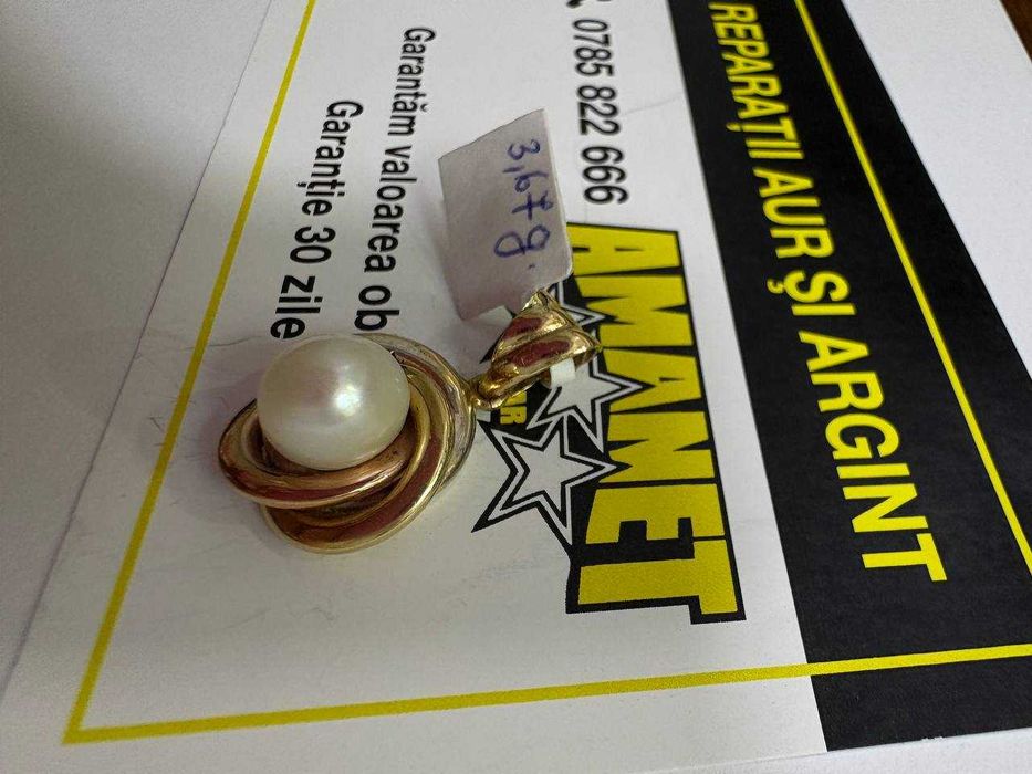 Pandant Perla Aur 14k (ctg)staramanet