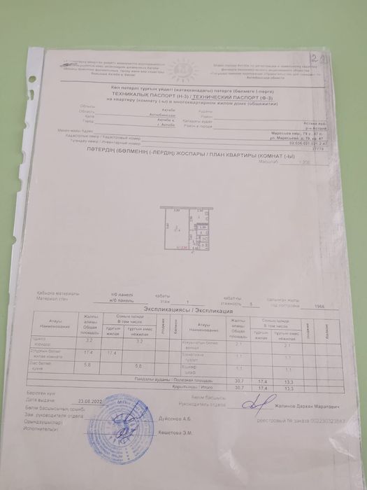 1 комнатная квартира