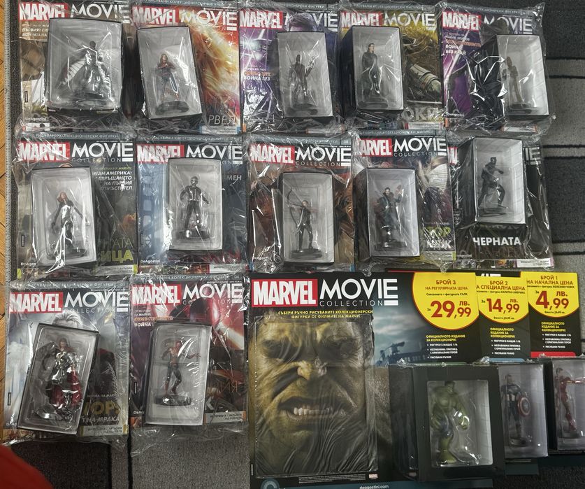Списания марвел с ръчно изработени фигури