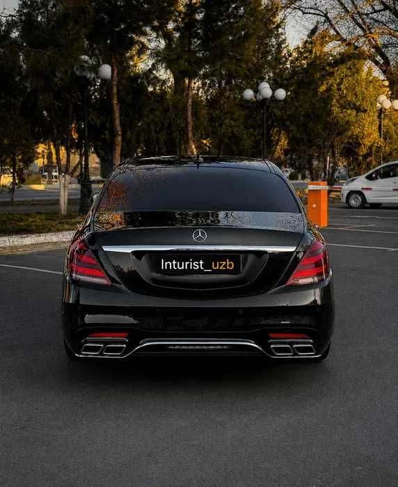 Mercedes-Benz S-Class W222 haydovchi bilan | Premium Transfer | Kortej