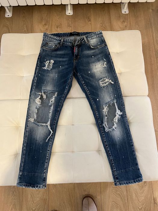 Комплект дънки с якенце