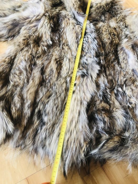 Палто сребърна лисица