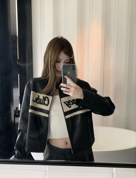 Jacket Bomber Leather