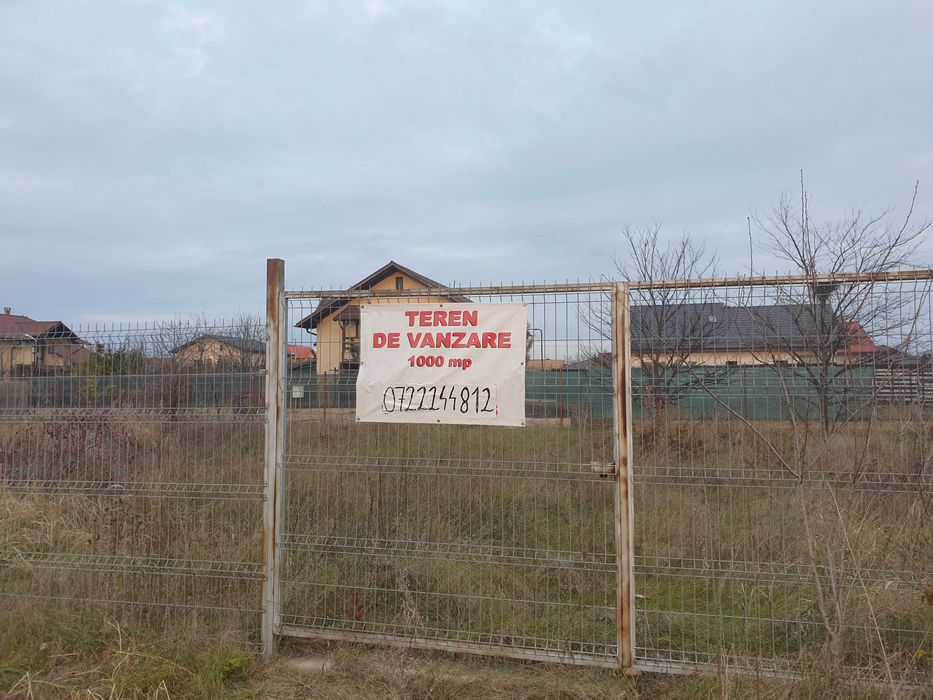 Teren de vânzare intravilan în Brăneşti