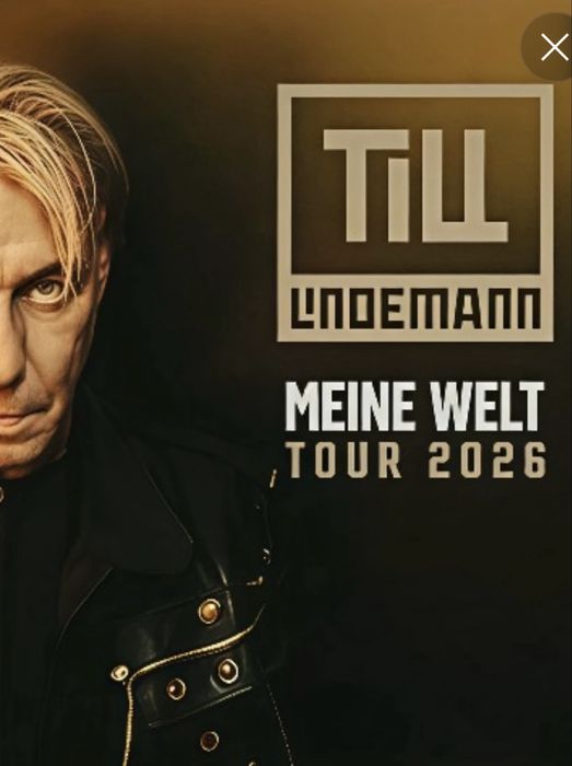 2 билета на концерт Till Lindeman в астане 1 фанзона перед сценой