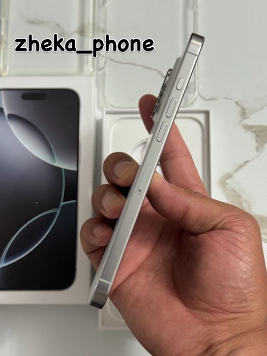  iPhone 16pro max 5G 1Tb white titanium в идеальном состоянии