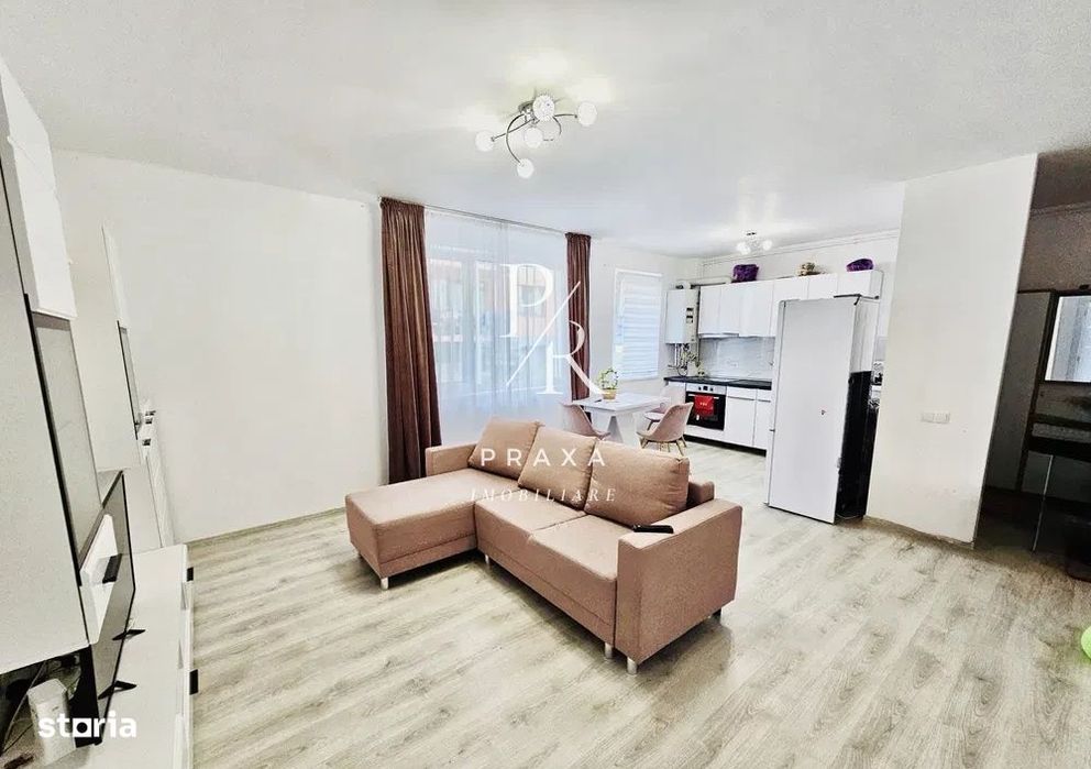 Apartament 2 camere, 53 mp, incalzire in pardoseala, garaj, Teilor Flo